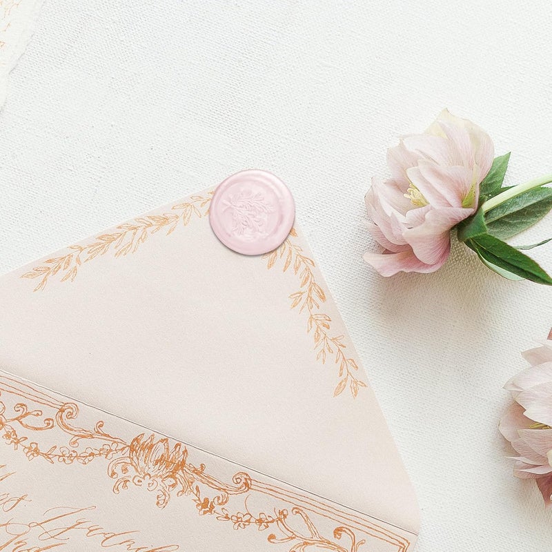 SHOWIN Glue Gun Sealing Wax Sticks for Wax Seal Stamp -Light Pink, Great for Wedding Invitations, Cards Envelopes, Snail Mails, Wine Packages, Christmas Gift Ideas, Pack of 10 - Image 5